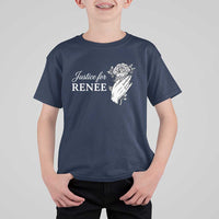 Justice for Renee T Shirt For Kid Floral Rose Memorial Minneapolis Jane 8 2026 Tribute - Wonder Print Shop