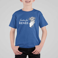 Justice for Renee T Shirt For Kid Floral Rose Memorial Minneapolis Jane 8 2026 Tribute - Wonder Print Shop