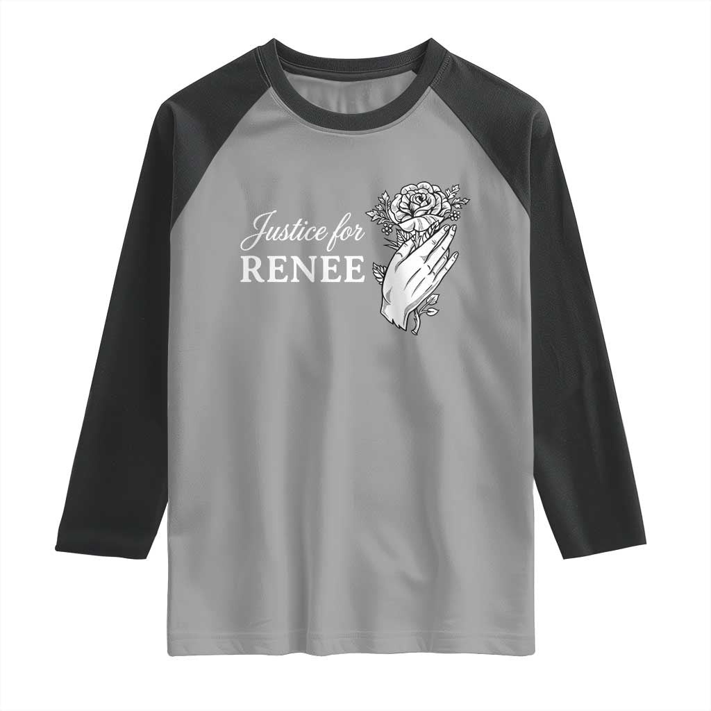 Justice for Renee Raglan Shirt Floral Rose Memorial Minneapolis Jane 8 2026 Tribute - Wonder Print Shop