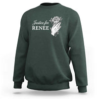 Justice for Renee Sweatshirt Floral Rose Memorial Minneapolis Jane 8 2026 Tribute - Wonder Print Shop