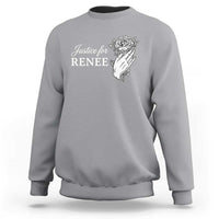 Justice for Renee Sweatshirt Floral Rose Memorial Minneapolis Jane 8 2026 Tribute - Wonder Print Shop