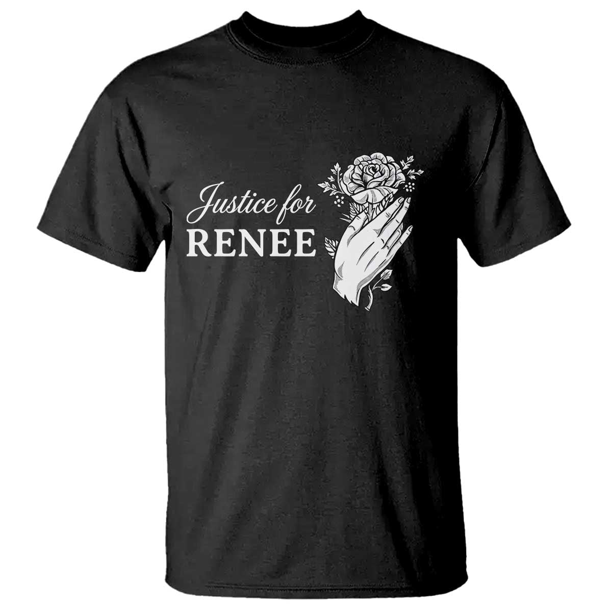 Justice for Renee T Shirt Floral Rose Memorial Minneapolis Jane 8 2026 Tribute - Wonder Print Shop