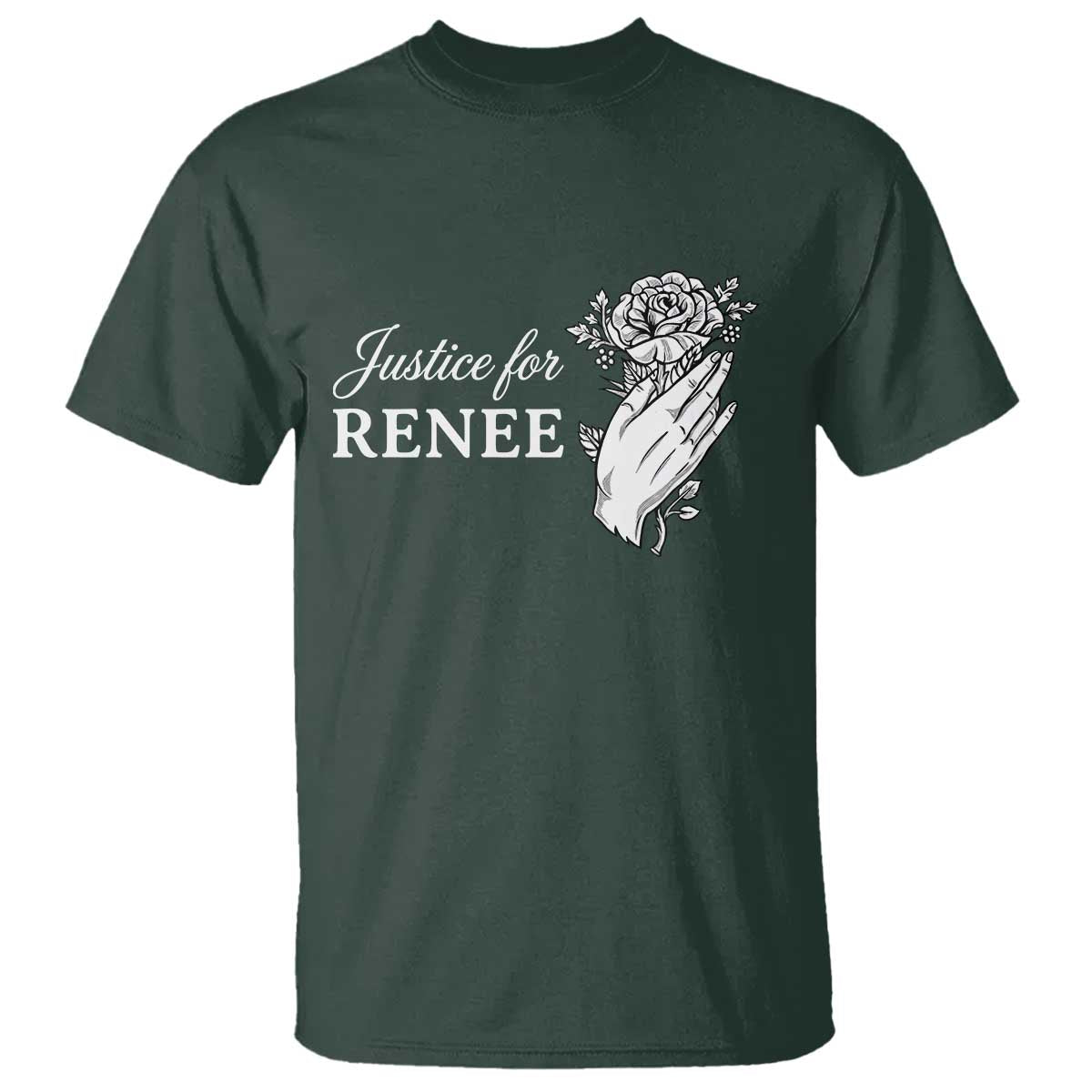 Justice for Renee T Shirt Floral Rose Memorial Minneapolis Jane 8 2026 Tribute - Wonder Print Shop
