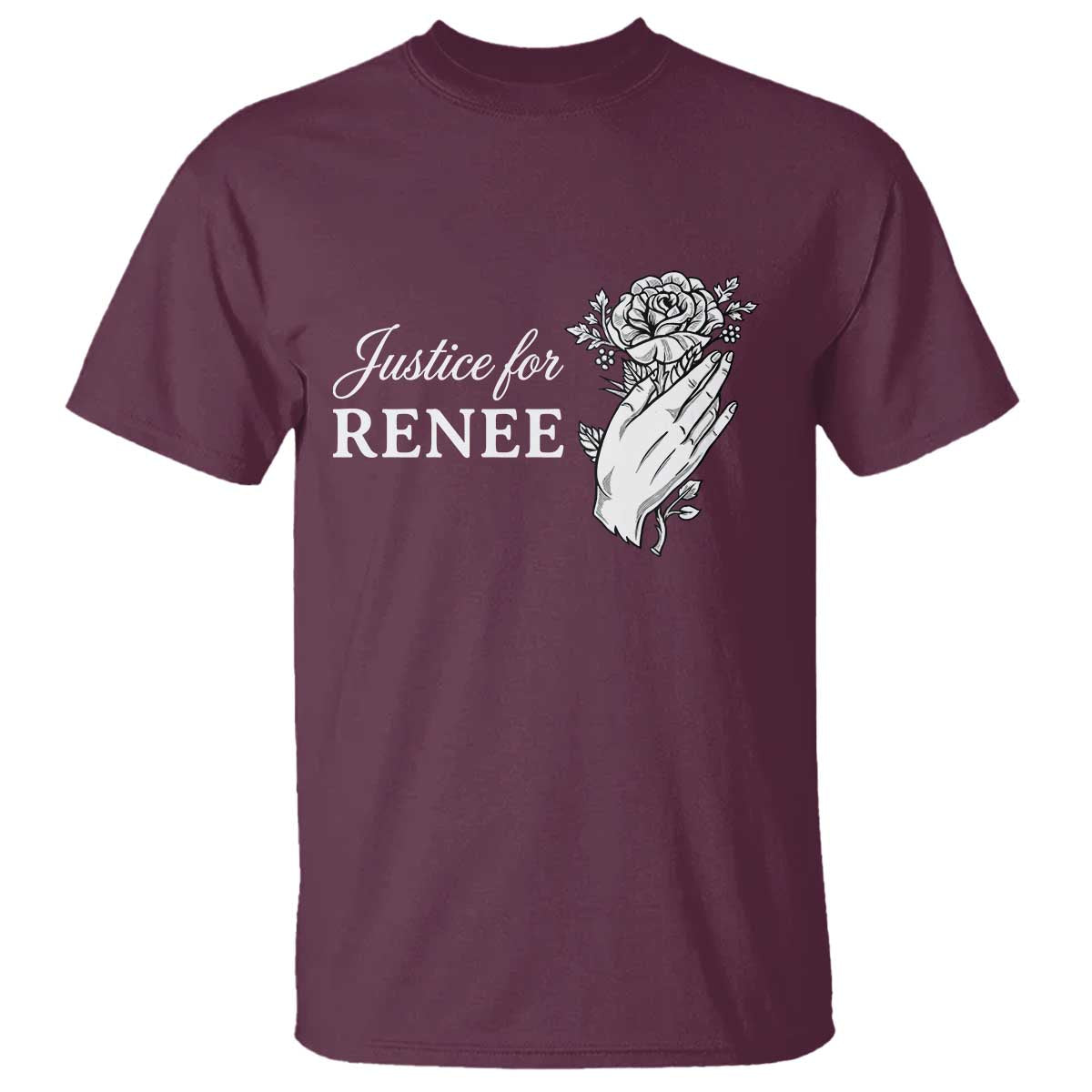 Justice for Renee T Shirt Floral Rose Memorial Minneapolis Jane 8 2026 Tribute - Wonder Print Shop