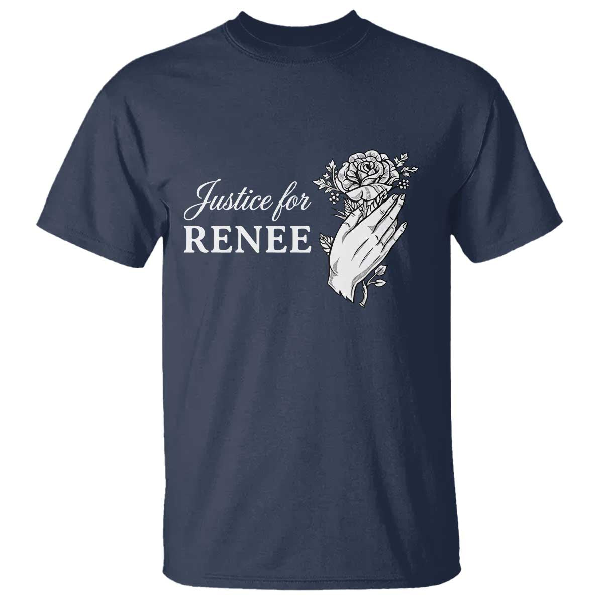 Justice for Renee T Shirt Floral Rose Memorial Minneapolis Jane 8 2026 Tribute - Wonder Print Shop