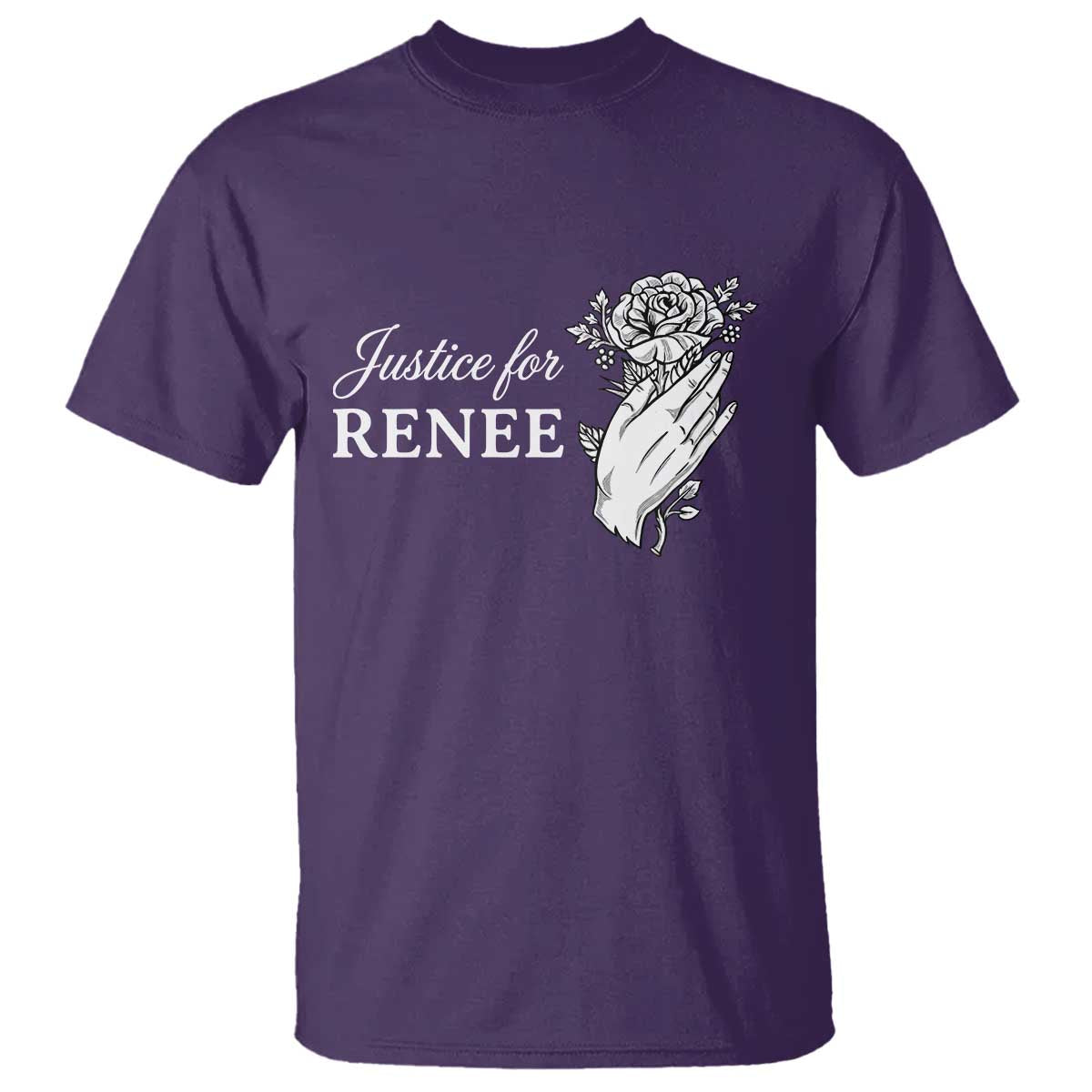 Justice for Renee T Shirt Floral Rose Memorial Minneapolis Jane 8 2026 Tribute - Wonder Print Shop