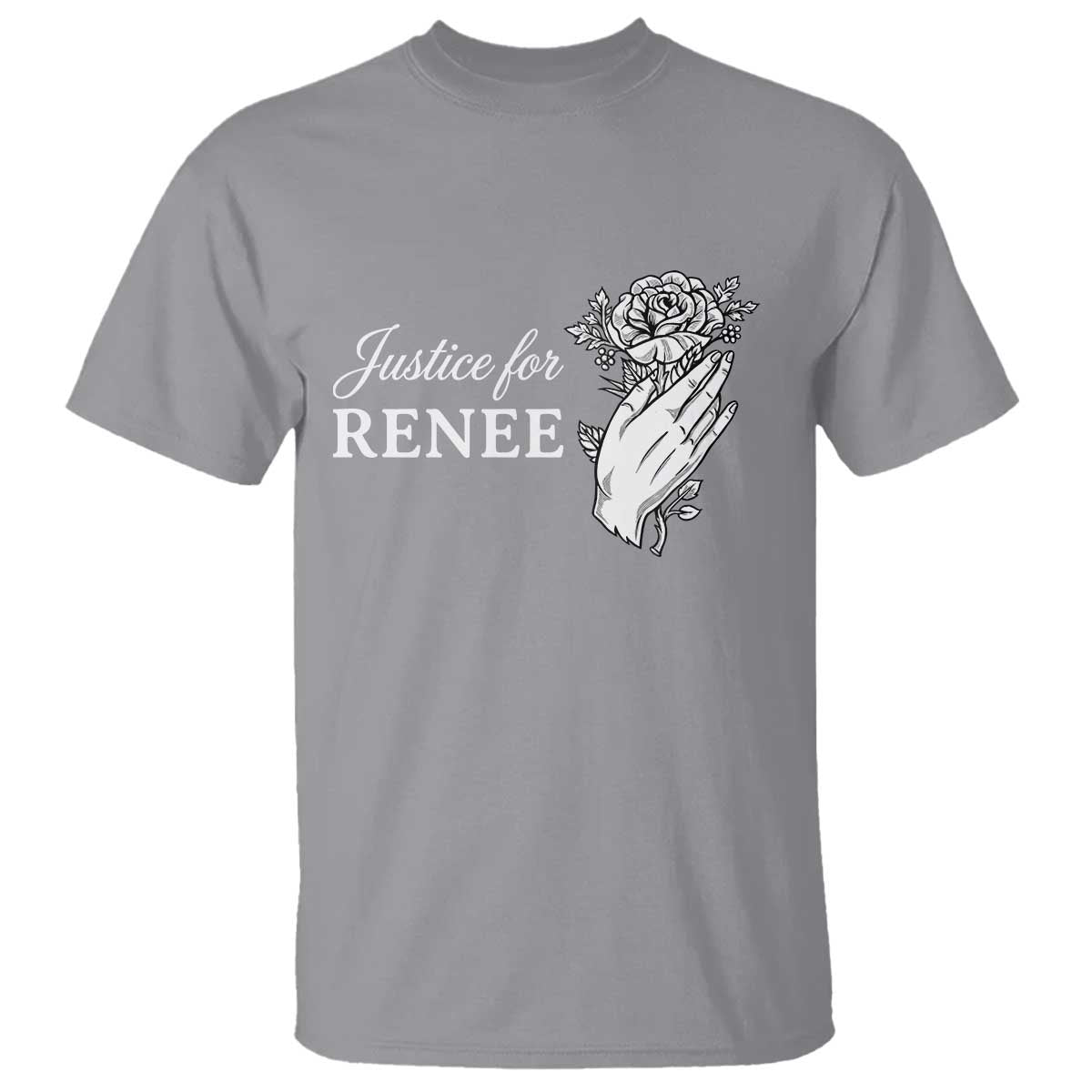 Justice for Renee T Shirt Floral Rose Memorial Minneapolis Jane 8 2026 Tribute - Wonder Print Shop