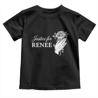 Justice for Renee Toddler T Shirt Floral Rose Memorial Minneapolis Jane 8 2026 Tribute - Wonder Print Shop