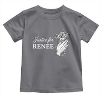 Justice for Renee Toddler T Shirt Floral Rose Memorial Minneapolis Jane 8 2026 Tribute - Wonder Print Shop
