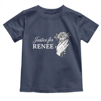 Justice for Renee Toddler T Shirt Floral Rose Memorial Minneapolis Jane 8 2026 Tribute - Wonder Print Shop