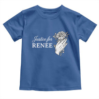 Justice for Renee Toddler T Shirt Floral Rose Memorial Minneapolis Jane 8 2026 Tribute - Wonder Print Shop