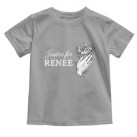 Justice for Renee Toddler T Shirt Floral Rose Memorial Minneapolis Jane 8 2026 Tribute - Wonder Print Shop