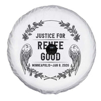 Justice for Renee Good Spare Tire Cover Minneapolis January 8 2026 Tribute Memorial Wreath - Wonder Print Shop