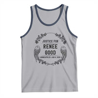 Justice for Renee Good Tank Top Minneapolis January 8 2026 Tribute Memorial Wreath - Wonder Print Shop