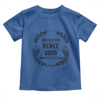 Justice for Renee Good Toddler T Shirt Minneapolis January 8 2026 Tribute Memorial Wreath - Wonder Print Shop