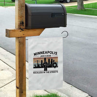 Minneapolis January 8 2026 Justice Movement Garden Flag Reckless in the Streets Protest - Wonder Print Shop