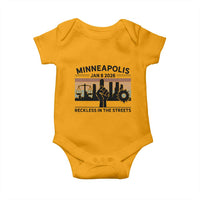 Minneapolis January 8 2026 Justice Movement Baby Onesie Reckless in the Streets Protest - Wonder Print Shop