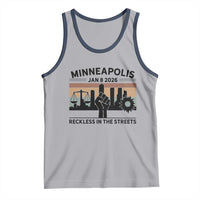 Minneapolis January 8 2026 Justice Movement Tank Top Reckless in the Streets Protest - Wonder Print Shop