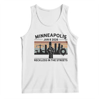 Minneapolis January 8 2026 Justice Movement Tank Top Reckless in the Streets Protest - Wonder Print Shop