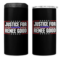 Justice for Renee Good Patriotic 4 in 1 Can Cooler Tumbler Minneapolis Jan 8 2026 Memorial Red White and Blue - Wonder Print Shop