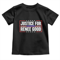 Justice for Renee Good Patriotic Toddler T Shirt Minneapolis Jan 8 2026 Memorial Red White and Blue - Wonder Print Shop