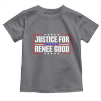 Justice for Renee Good Patriotic Toddler T Shirt Minneapolis Jan 8 2026 Memorial Red White and Blue - Wonder Print Shop
