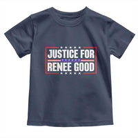 Justice for Renee Good Patriotic Toddler T Shirt Minneapolis Jan 8 2026 Memorial Red White and Blue - Wonder Print Shop