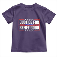 Justice for Renee Good Patriotic Toddler T Shirt Minneapolis Jan 8 2026 Memorial Red White and Blue - Wonder Print Shop