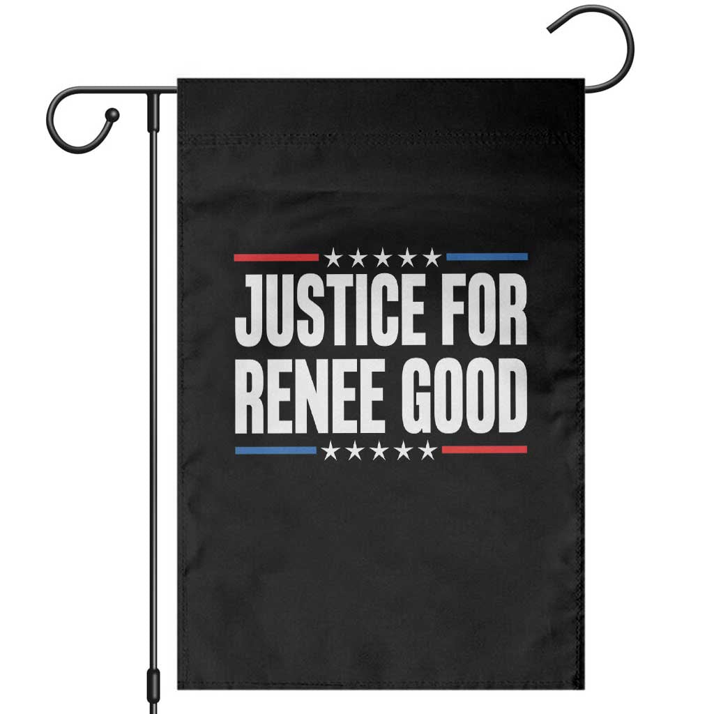 Justice for Renee Good Patriotic Garden Flag Minneapolis Jan 8 2026 Memorial Tribute - Wonder Print Shop