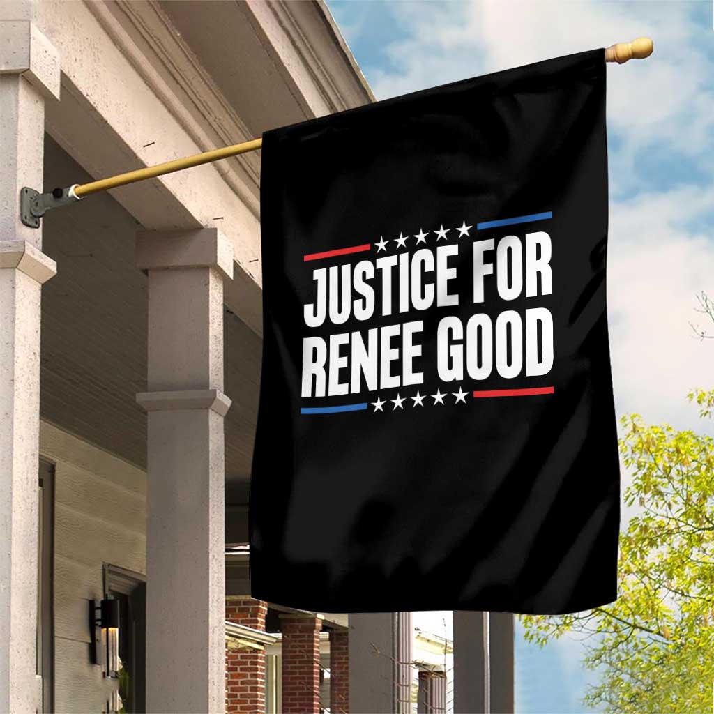 Justice for Renee Good Patriotic Garden Flag Minneapolis Jan 8 2026 Memorial Tribute - Wonder Print Shop