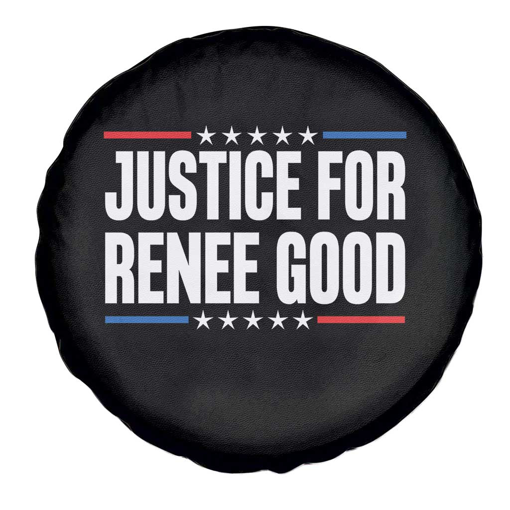 Justice for Renee Good Patriotic Spare Tire Cover Minneapolis Jan 8 2026 Memorial Tribute - Wonder Print Shop