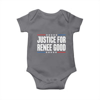 Justice for Renee Good Patriotic Baby Onesie Minneapolis Jan 8 2026 Memorial Tribute - Wonder Print Shop