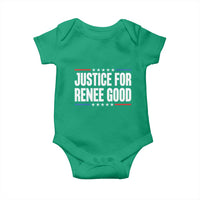 Justice for Renee Good Patriotic Baby Onesie Minneapolis Jan 8 2026 Memorial Tribute - Wonder Print Shop