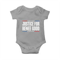 Justice for Renee Good Patriotic Baby Onesie Minneapolis Jan 8 2026 Memorial Tribute - Wonder Print Shop
