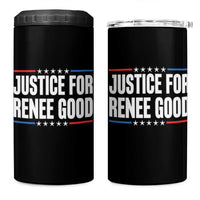 Justice for Renee Good Patriotic 4 in 1 Can Cooler Tumbler Minneapolis Jan 8 2026 Memorial Tribute - Wonder Print Shop