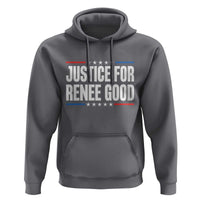 Justice for Renee Good Patriotic Hoodie Minneapolis Jan 8 2026 Memorial Tribute - Wonder Print Shop
