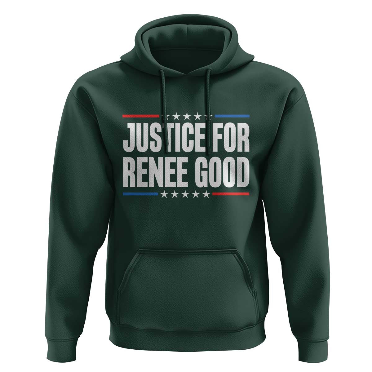 Justice for Renee Good Patriotic Hoodie Minneapolis Jan 8 2026 Memorial Tribute - Wonder Print Shop