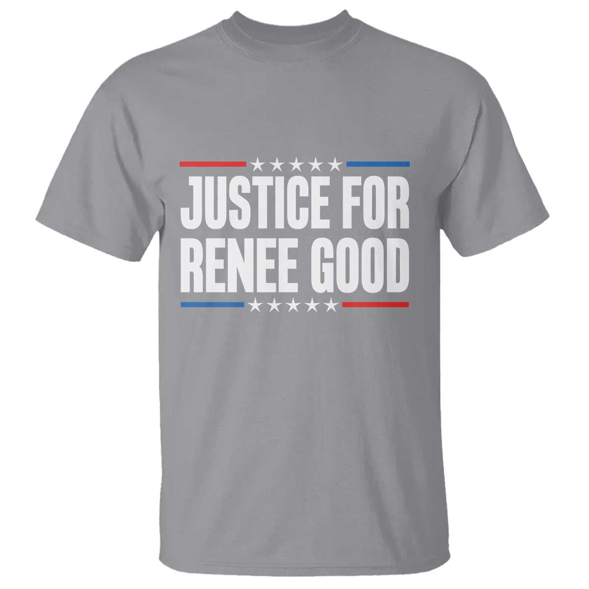 Justice for Renee Good Patriotic T Shirt Minneapolis Jan 8 2026 Memorial Tribute - Wonder Print Shop
