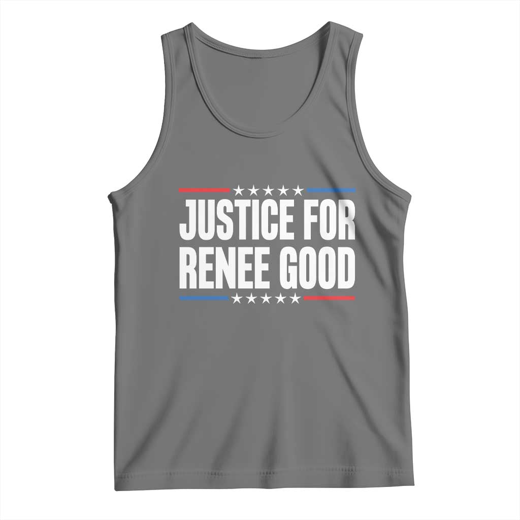 Justice for Renee Good Patriotic Tank Top Minneapolis Jan 8 2026 Memorial Tribute - Wonder Print Shop