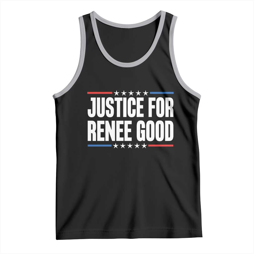 Justice for Renee Good Patriotic Tank Top Minneapolis Jan 8 2026 Memorial Tribute - Wonder Print Shop