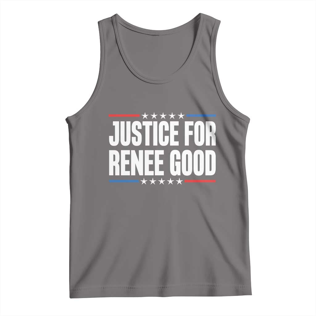 Justice for Renee Good Patriotic Tank Top Minneapolis Jan 8 2026 Memorial Tribute - Wonder Print Shop