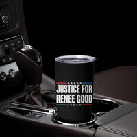 Justice for Renee Good Patriotic Tumbler Cup Minneapolis Jan 8 2026 Memorial Tribute - Wonder Print Shop