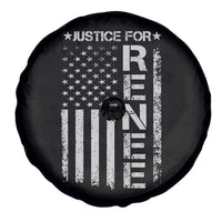 Justice for Renee American Flag Spare Tire Cover Minneapolis Jan 8 2026 Memorial Tribute - Wonder Print Shop