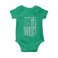 Justice for Renee American Flag Baby Onesie Minneapolis Jan 8 2026 Memorial Tribute - Wonder Print Shop