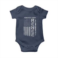 Justice for Renee American Flag Baby Onesie Minneapolis Jan 8 2026 Memorial Tribute - Wonder Print Shop
