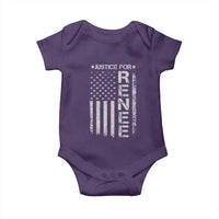 Justice for Renee American Flag Baby Onesie Minneapolis Jan 8 2026 Memorial Tribute - Wonder Print Shop