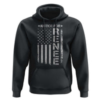 Justice for Renee American Flag Hoodie Minneapolis Jan 8 2026 Memorial Tribute - Wonder Print Shop