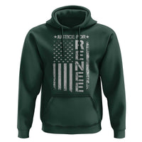 Justice for Renee American Flag Hoodie Minneapolis Jan 8 2026 Memorial Tribute - Wonder Print Shop