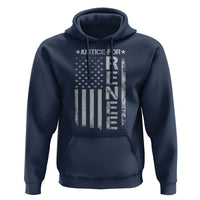 Justice for Renee American Flag Hoodie Minneapolis Jan 8 2026 Memorial Tribute - Wonder Print Shop