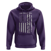 Justice for Renee American Flag Hoodie Minneapolis Jan 8 2026 Memorial Tribute - Wonder Print Shop